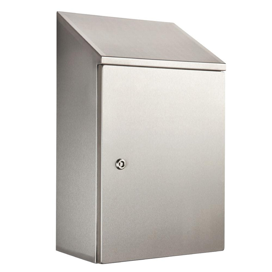 Stainless Steel Sloping Roof Enclosures