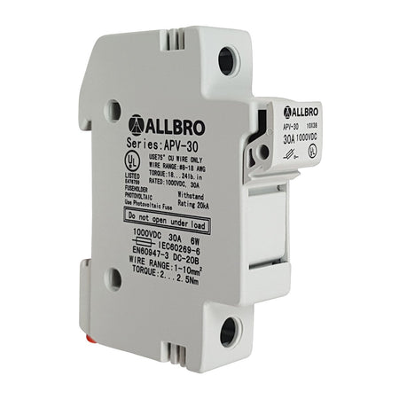 Fuse Holder 10 x 38mm 1000V DC — Allbro