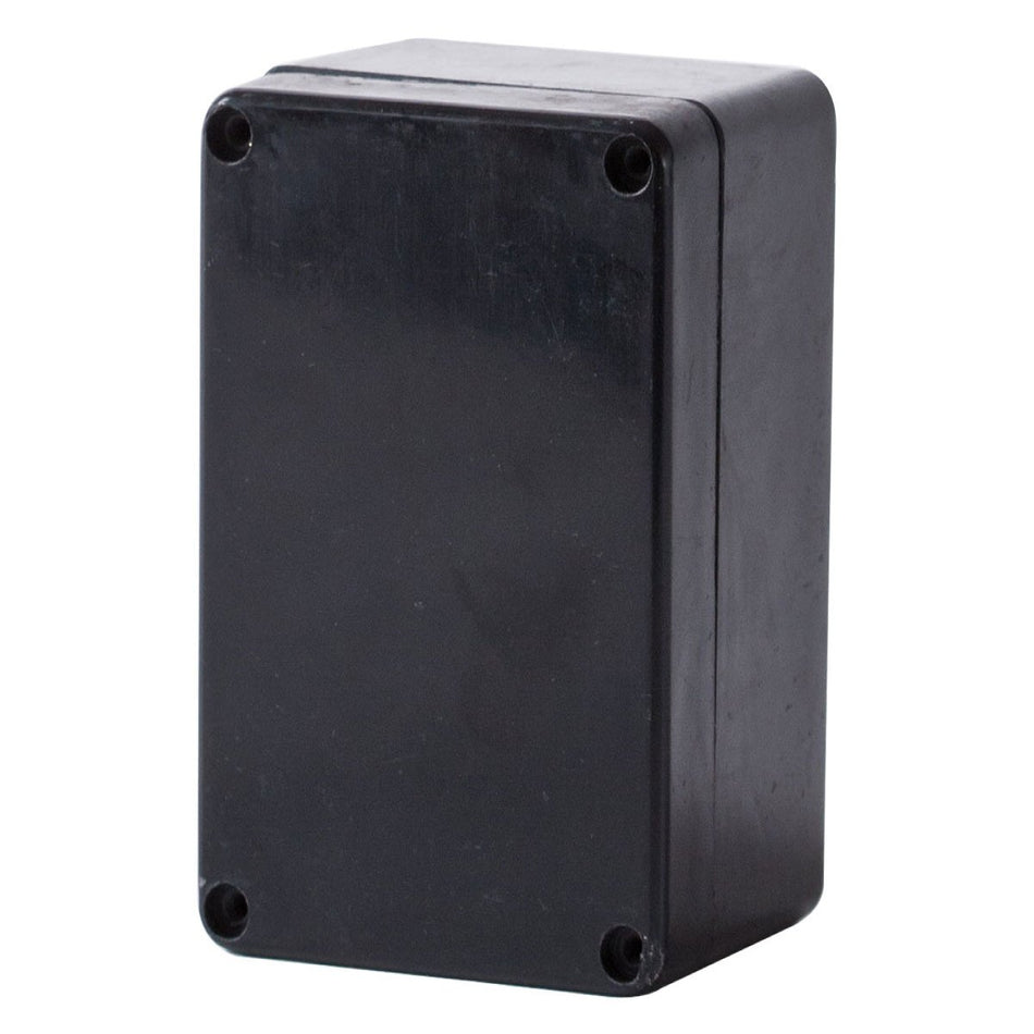 GRP IP68 Black Terminal Enclosure 75H x 190W x 60D — Allbro