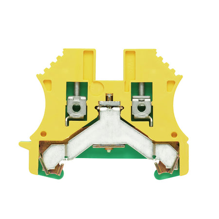 DIN Terminal W-Series Screw Connection 2.5mm Earth - WPE 2.5 — Weidmuller