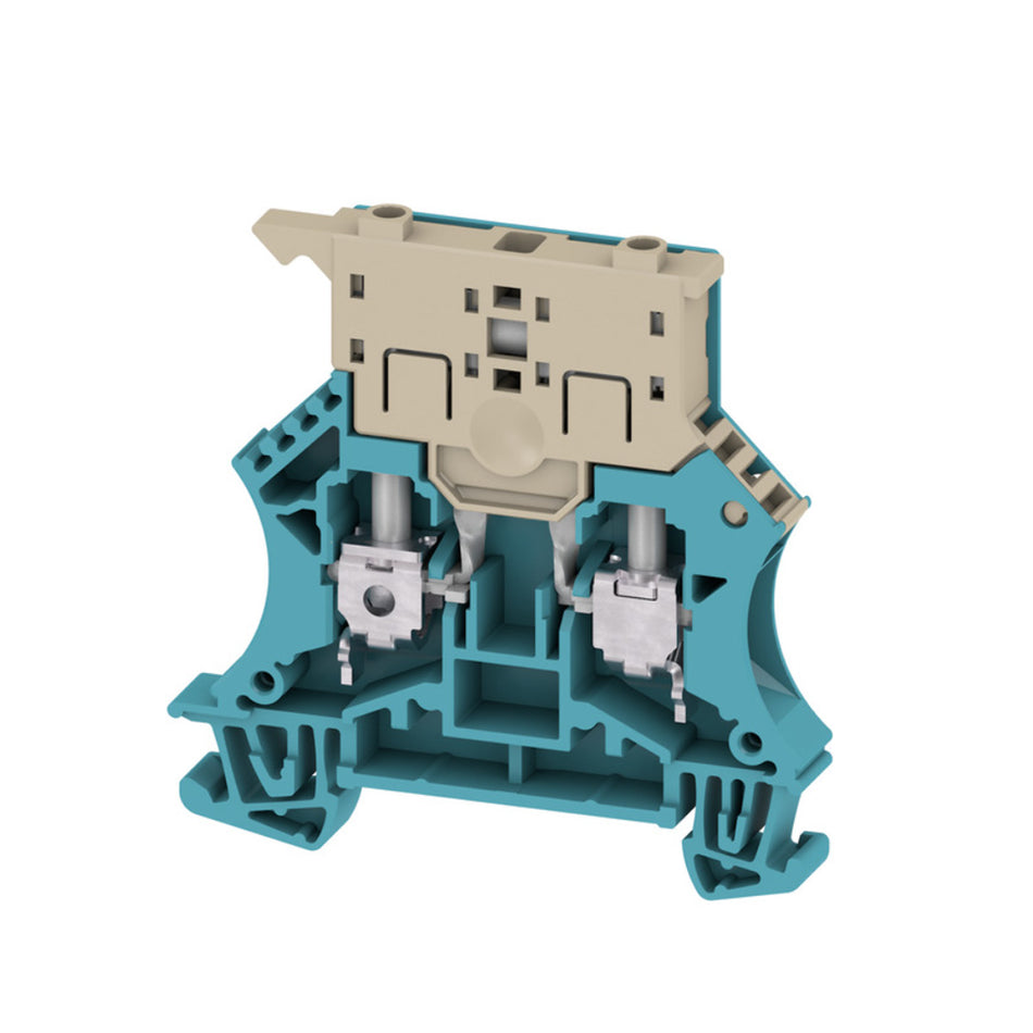 Fuse Terminal Screw Connection Blue, 6 mm² 6.3A 500V | WSI 6 BL — Weidmuller