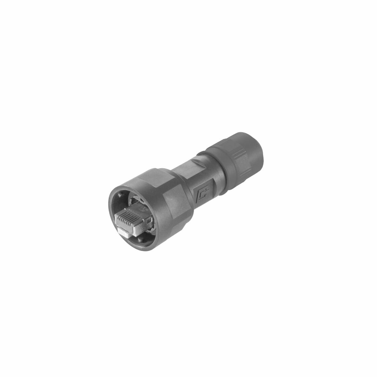 RJ45 Tool-Free IDC Plug, Cat.6A, IP20 - IE-PS-RJ45-FH-BK — Weidmuller