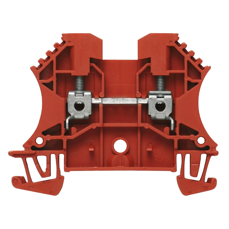 DIN Terminal W-Series Screw Connection 2.5mm Red - WDU 2.5 RT — Weidmuller