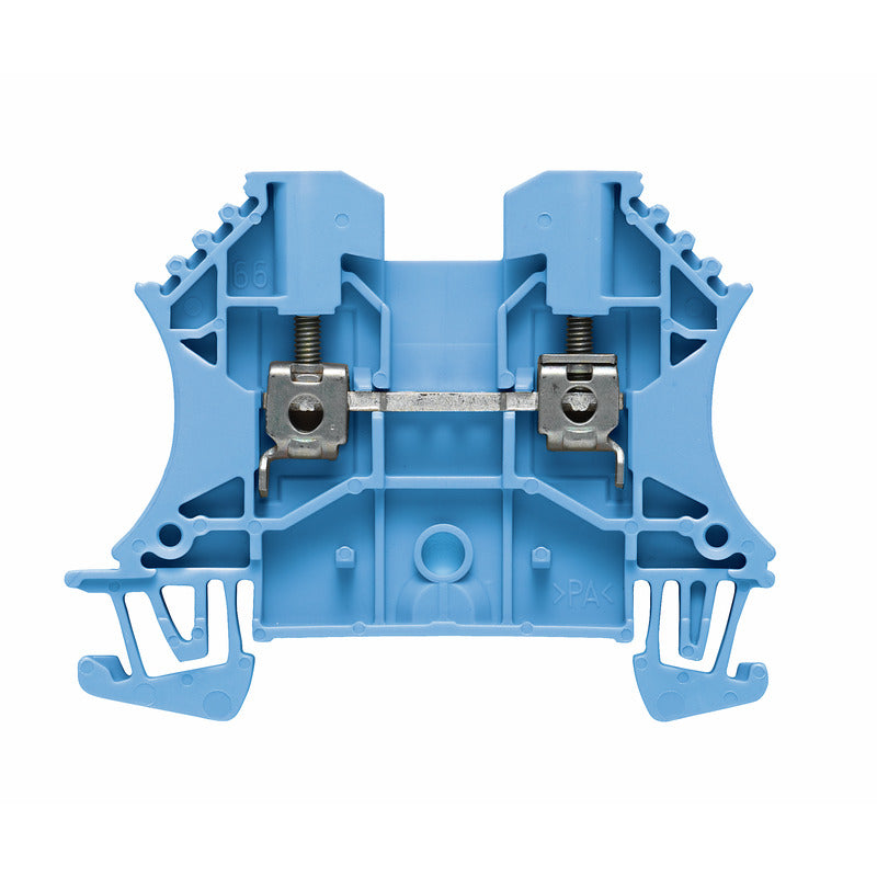 DIN Terminal W-Series Screw Connection 2.5mm Blue - WDU 2.5 BL — Weidmuller