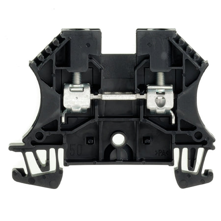 DIN Terminal W-Series Screw Connection 4mm Black - WDU 4 SW — Weidmuller
