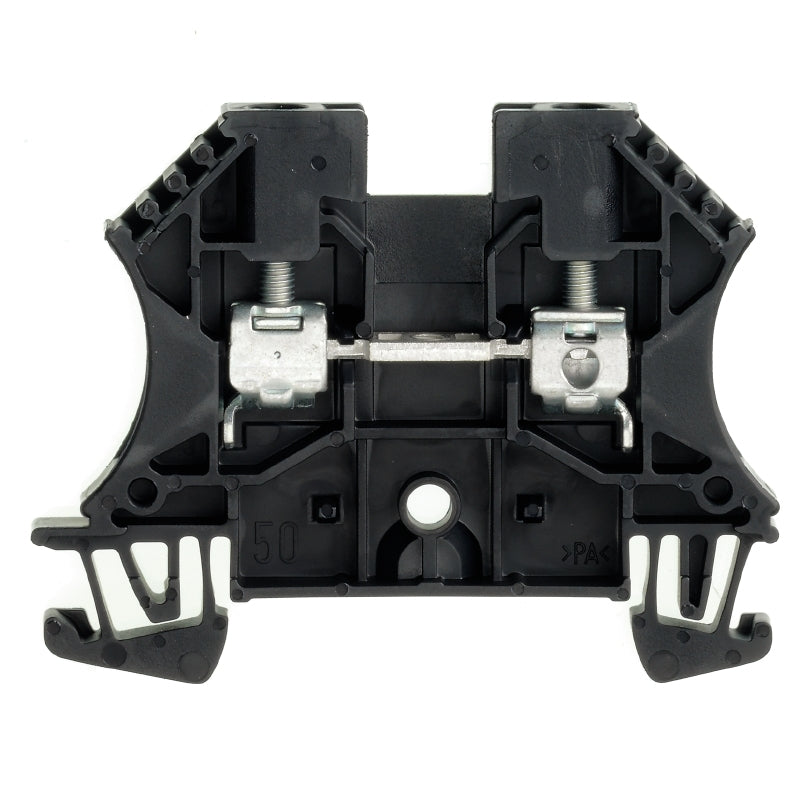 DIN Terminal W-Series Screw Connection 4mm Black - WDU 4 SW — Weidmuller