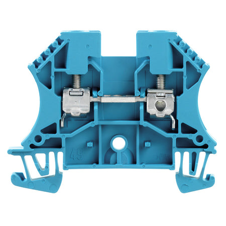 DIN Terminal W-Series Screw Connection 4mm Blue - WDU 4 BL — Weidmuller