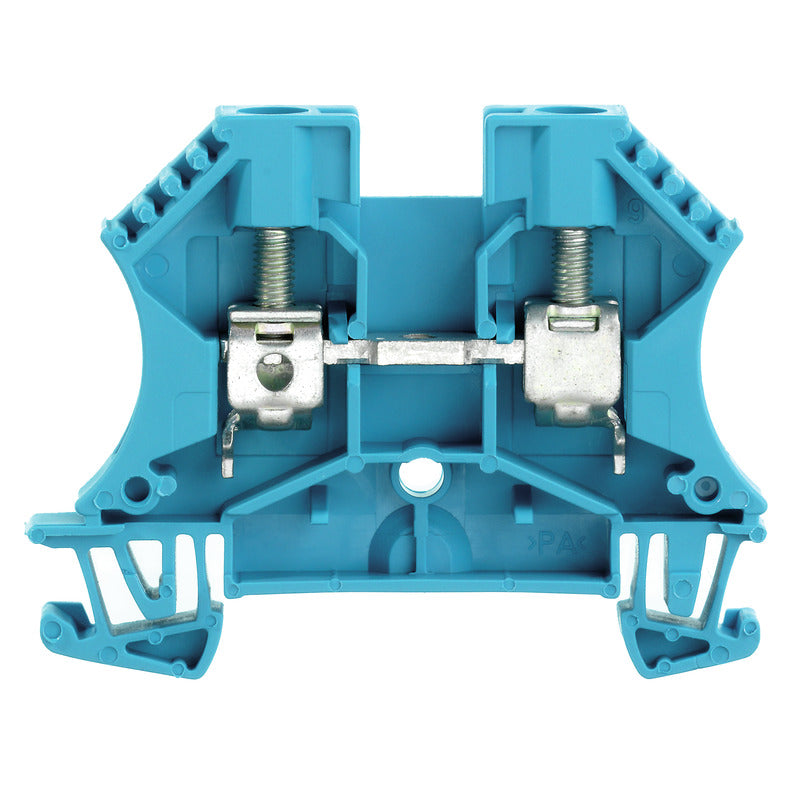 DIN Terminal W-Series Screw Connection 6mm Blue - WDU 6 BL — Weidmuller