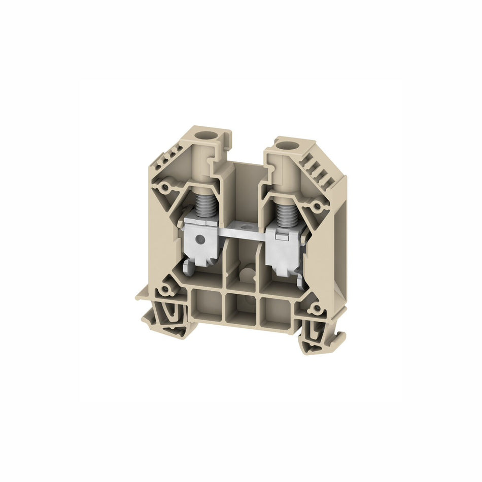 DIN Terminal W-Series Screw Connection 16mm Beige - WDU 16