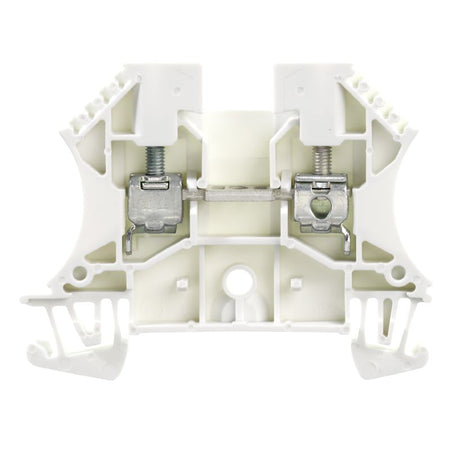 DIN Terminal W-Series Screw Connection 4mm White - WDU 4 WS — Weidmuller