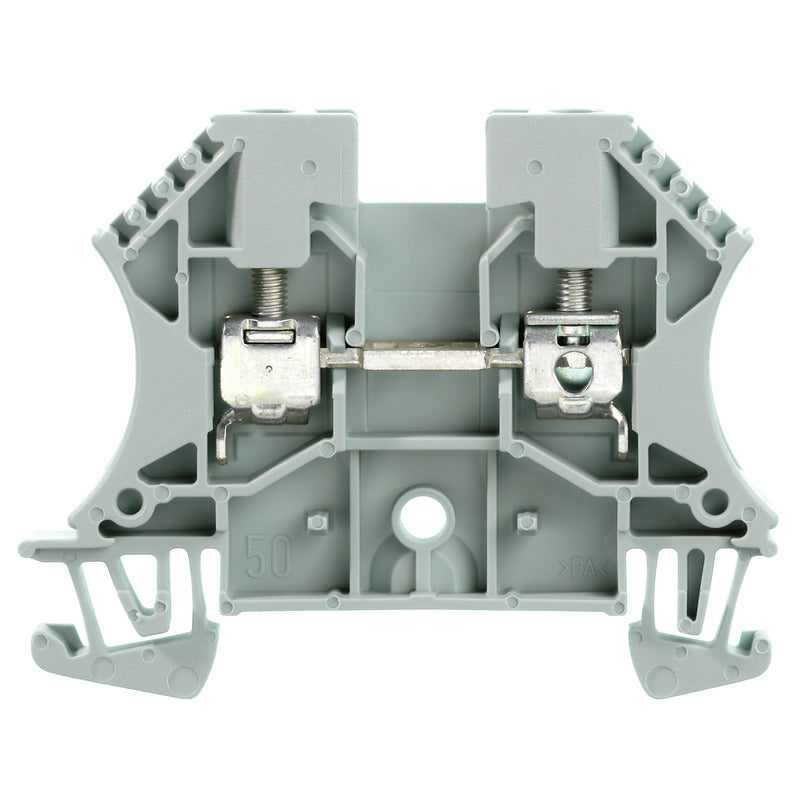 DIN Terminal W-Series Screw Connection 4mm Grey - WDU 4 GR — Weidmuller