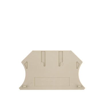 Beige End Plate to suit W-Series Terminals - WAP 2.5-10