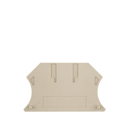 Beige End Plate to suit W-Series Terminals - WAP 2.5-10 — Weidmuller