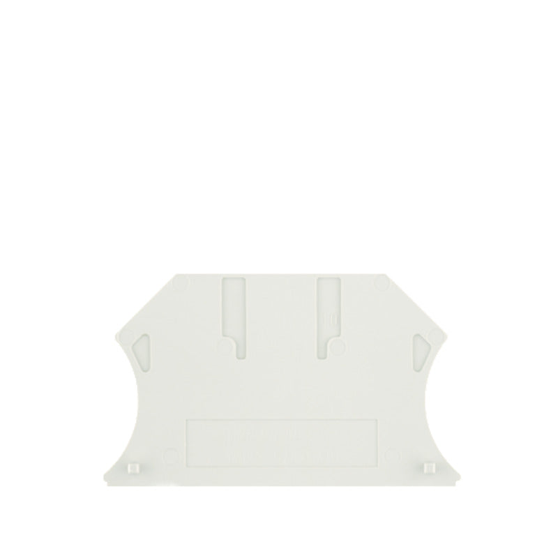Grey End Plate to suit W-Series Terminals - WAP 2.5-10 GR — Weidmuller