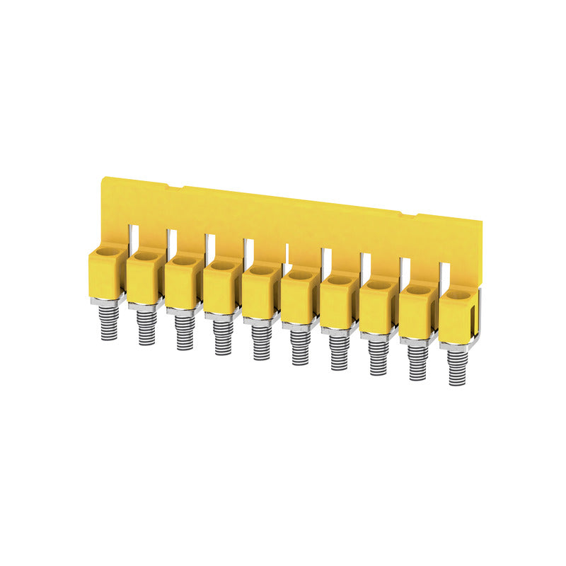 Cross Connector to suit 4mm W-Series Terminals, 10 Way - WQV 4/10 — Weidmuller