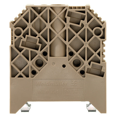 Beige End Bracket to suit W-Series Terminals - WEW 35/1 — Weidmuller