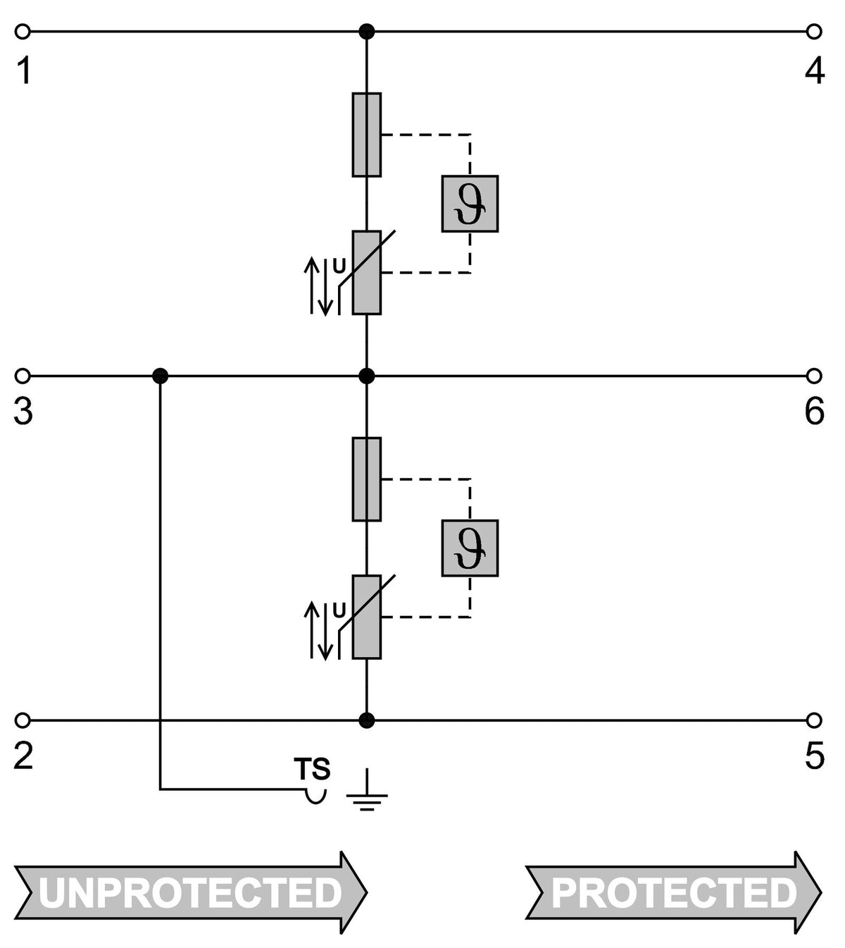 Signal Surge Protection, MOV, 24VUC - VSSC6 MOV 24VUC - figure 3