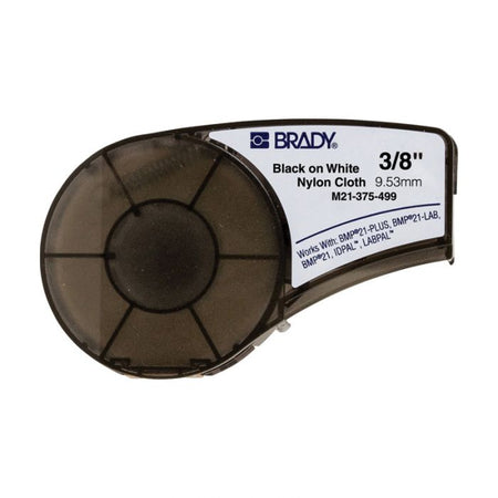 B-499 Nylon Cloth Labels 9.53mm x 4.88M | M21-375-499 — Brady