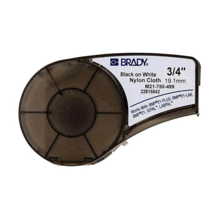 B-499 Nylon Cloth Labels 19.05mm x 4.88M | M21-750-499 — Brady