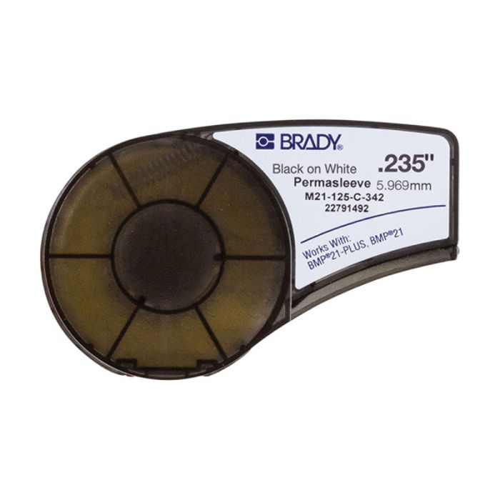 B-342 Heat Shrink Wire Marking Sleeves 5.97mm x 2.13M | M21-125-C-342 — Brady