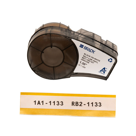 Brady B-427 Self-Laminating Vinyl Label White 38.1mm x 4.27 Meters  | M21-1500-427