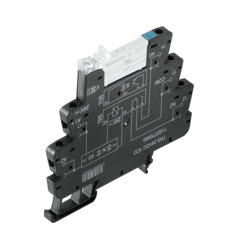 Relay Termseries Slim Line 12VDC 6A 1CO, Screw Terminals — Weidmuller