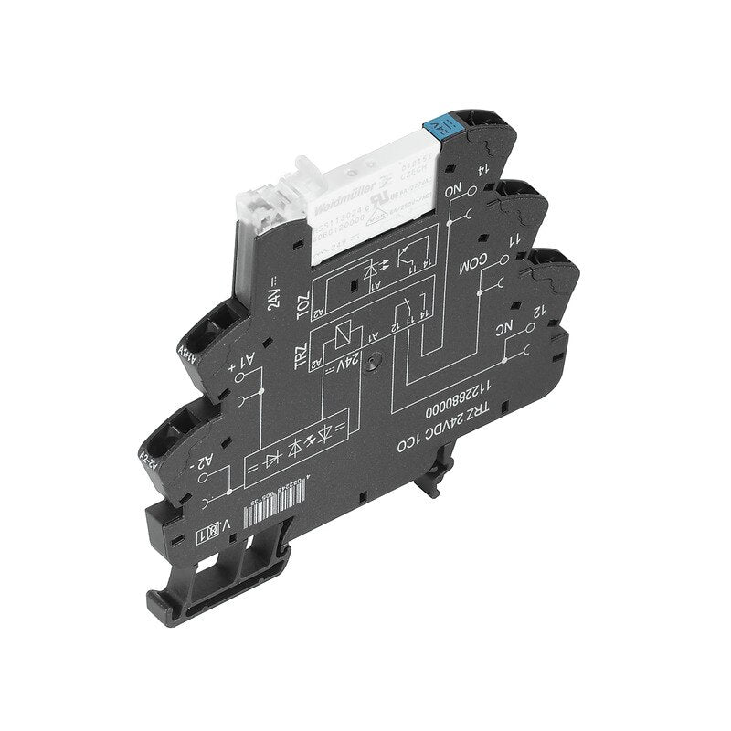 TRZ 24VDC 1CO TERMSERIES Relay Module 1CO 24VDC 6A Tension Clamp — Weidmuller