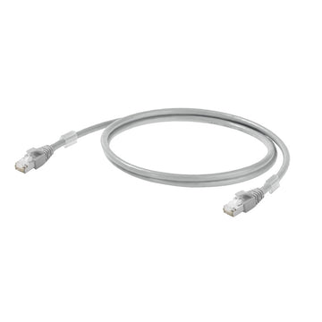 Grey Cat.6A Patch Cable 0.5M