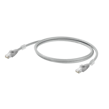 Grey Cat.6A Patch Cable 1.0M — Weidmuller