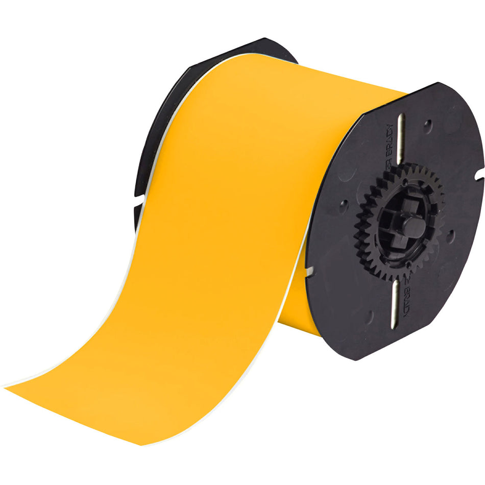 Brady B30 Series B-569 Low-Halide Polyester 57.15mm x 30.48m Yellow | B30C-2250-569-YL