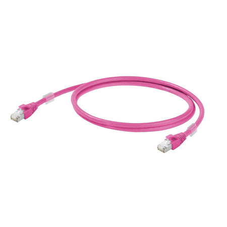 Magenta Cat.6A Patch Cable 0.5M — Weidmuller