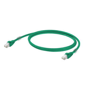 Green Cat.6A Patch Cable 0.5M