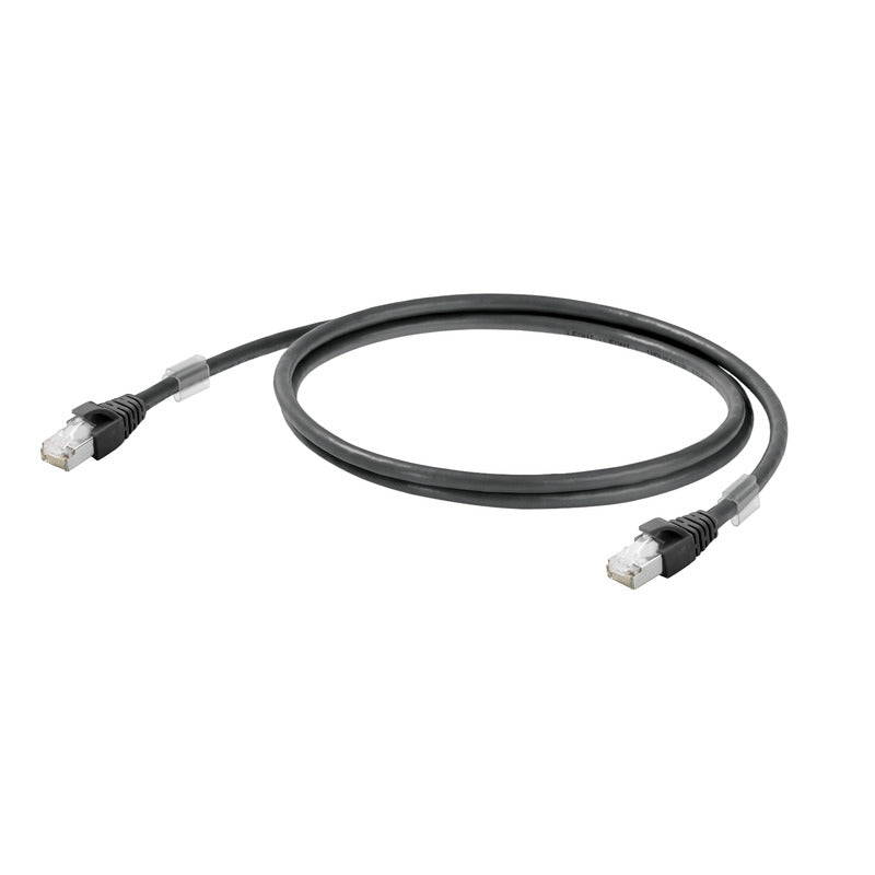 Black Cat.6A Patch Cable 10M — Weidmuller