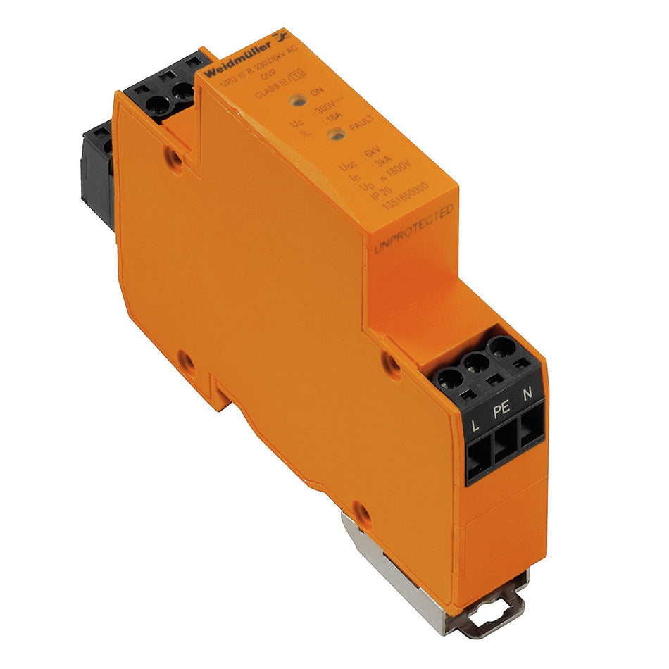 Type III Surge Arrester, Low Voltage, Remote Contact, 24V 4kV AC/DC - VPU III R 24V/4KV AC/DC - figure 2