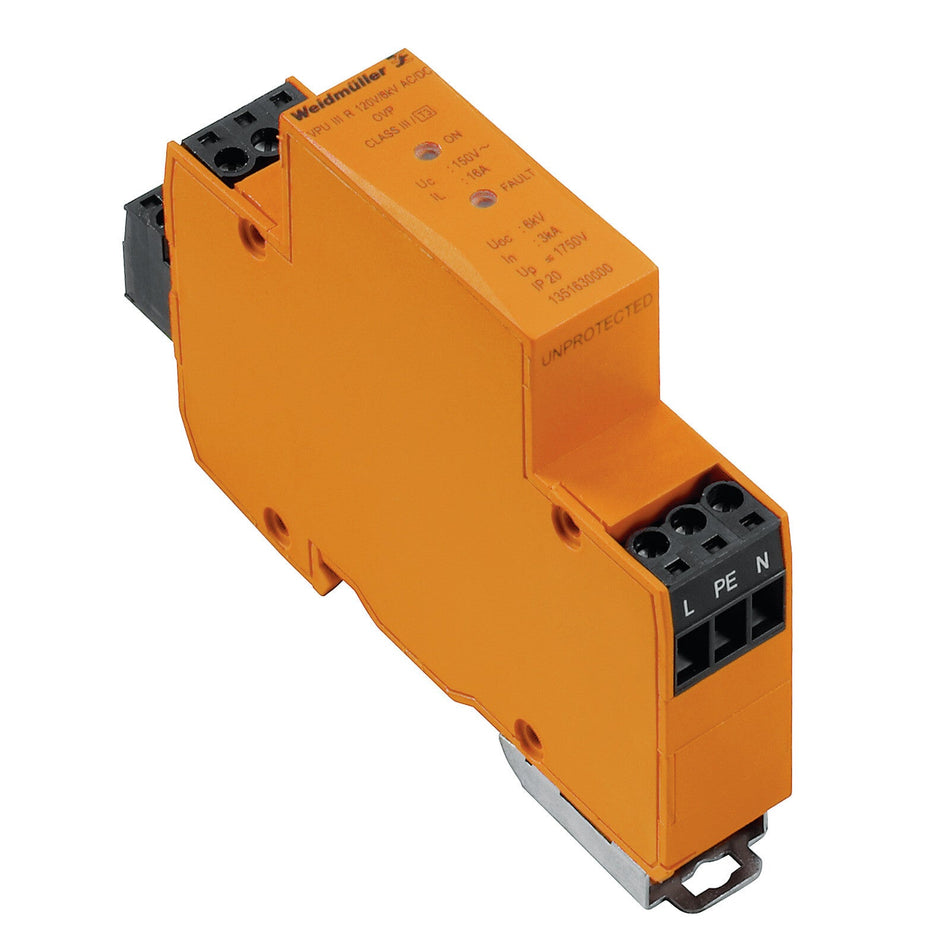 VPU IIIR 230V/6KV AC Surge Arrestor — Weidmuller