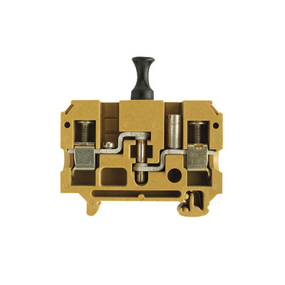 DIN Test Disconnect Terminal SAK-Series Screw Connection 10mm - SAKC 10/35 2 STB4 KRG — Weidmuller