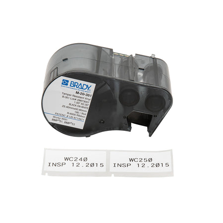 BMP 51 & 53 - B-351 TAMPER RESISTANT LABELS - M-20-351 — Brady