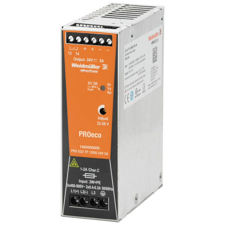 PROeco Switch-Mode Power Supply 120W 12V 10A — Weidmuller