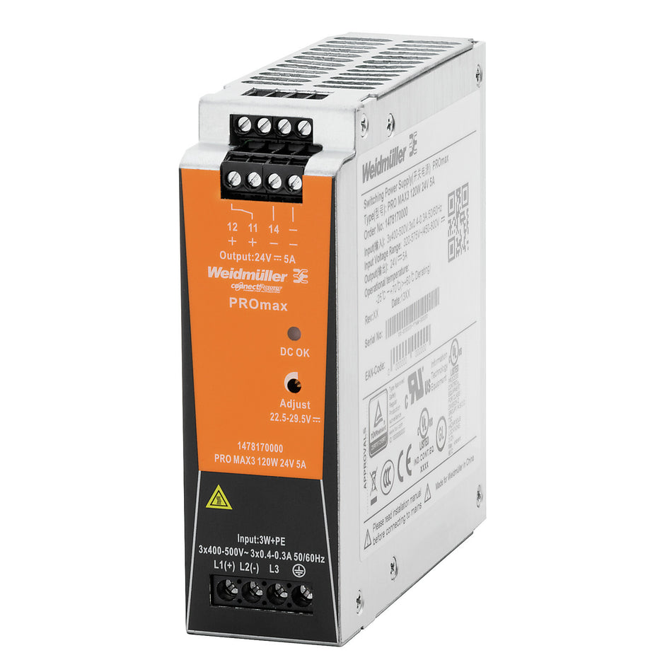 PRO MAX3 120W 24V 5A — Weidmuller