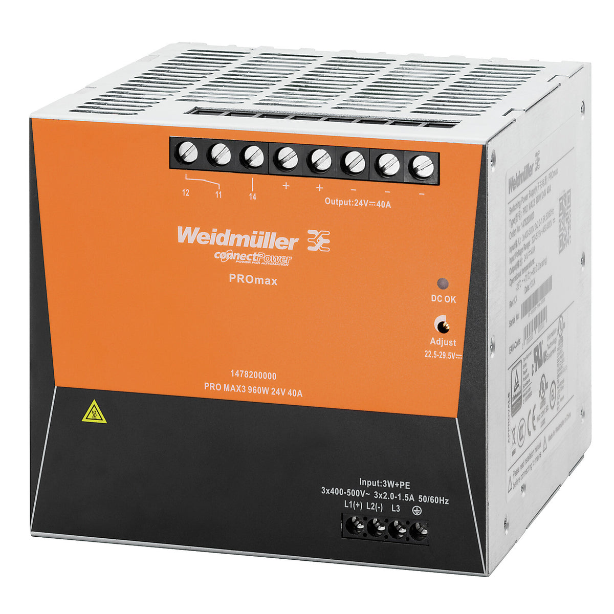 PRO MAX3 960W 24V 40A — Weidmuller