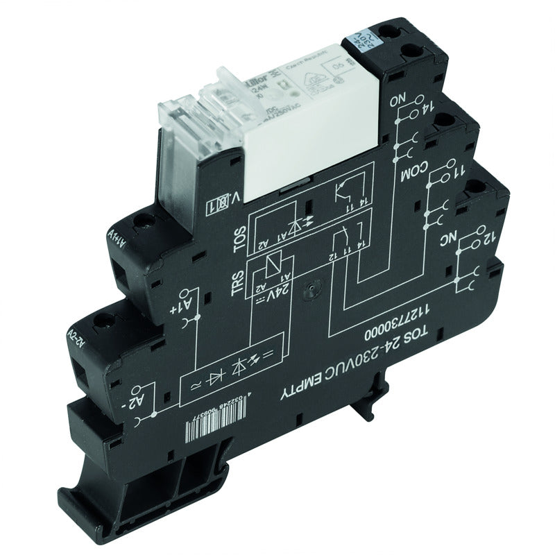 Relay Termseries Slim Line 24VUC 16A 1CO, Screw Terminals — Weidmuller