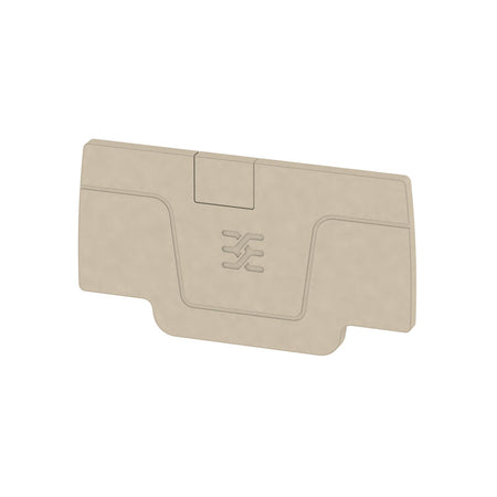 Beige End Plate to suit A-Series 2.5mm Terminals - AEP 2C 2.5 — Weidmuller