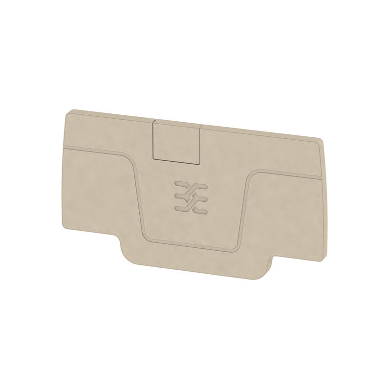 Beige End Plate to suit A-Series 2.5mm Terminals - AEP 2C 2.5 — Weidmuller