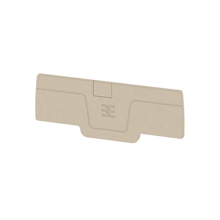 Beige End Plate to suit A-Series 4 Contact 2.5mm Terminals - AEP 4C 2.5 — Weidmuller