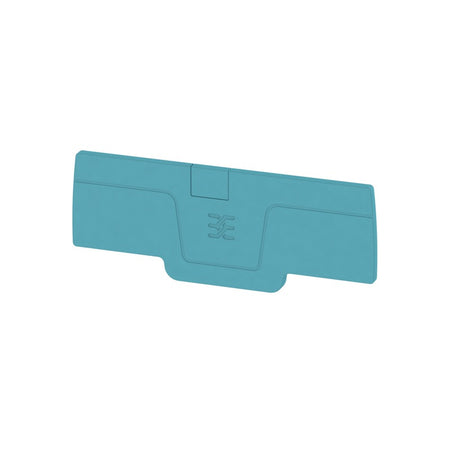 Blue End Plate to suit A-Series 4 Contact 2.5mm Terminals - AEP 4C 2.5 BL — Weidmuller