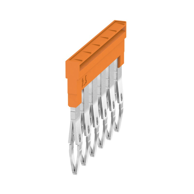 Cross Connector to suit 2.5mm A-Series Terminals, 6 Way - ZQV 2.5N/6 — Weidmuller