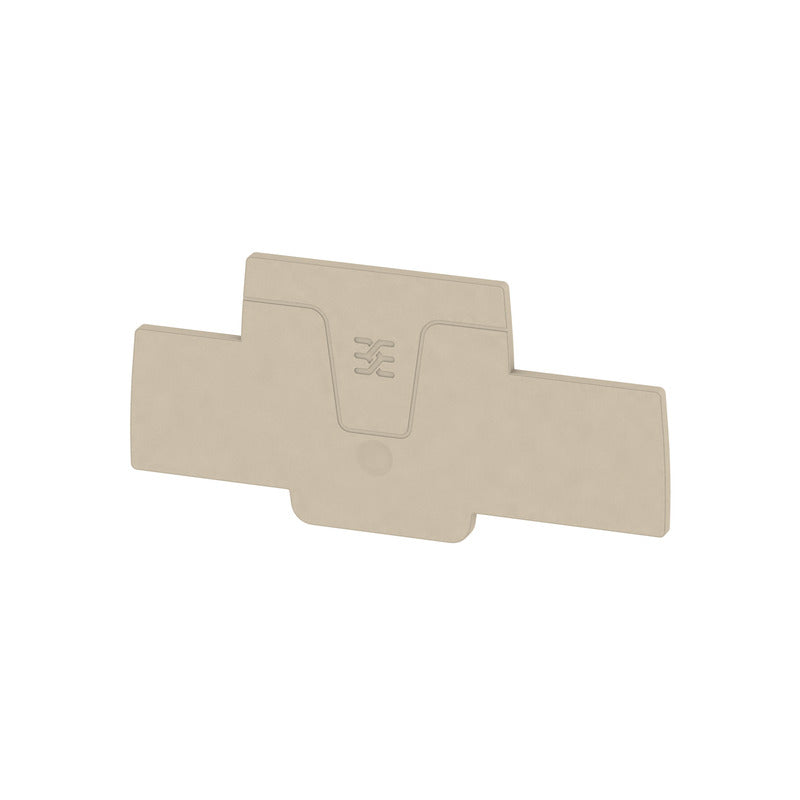 Beige End Plate to suit A-Series 2 Tier 2.5mm Terminals - AEP 2T 2.5 — Weidmuller