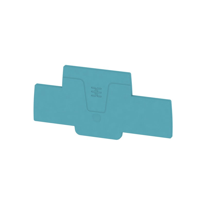 Blue End Plate to suit 2 Tier, 2.5mm A-Series Terminals - AEP 2T 2.5 BL — Weidmuller
