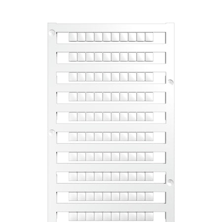 Dekafix Terminal Marker 5 x 5mm Blank White (Pack of 1000pcs - 10 Cards) - DEK 5/5 MC NE WS — Weidmuller