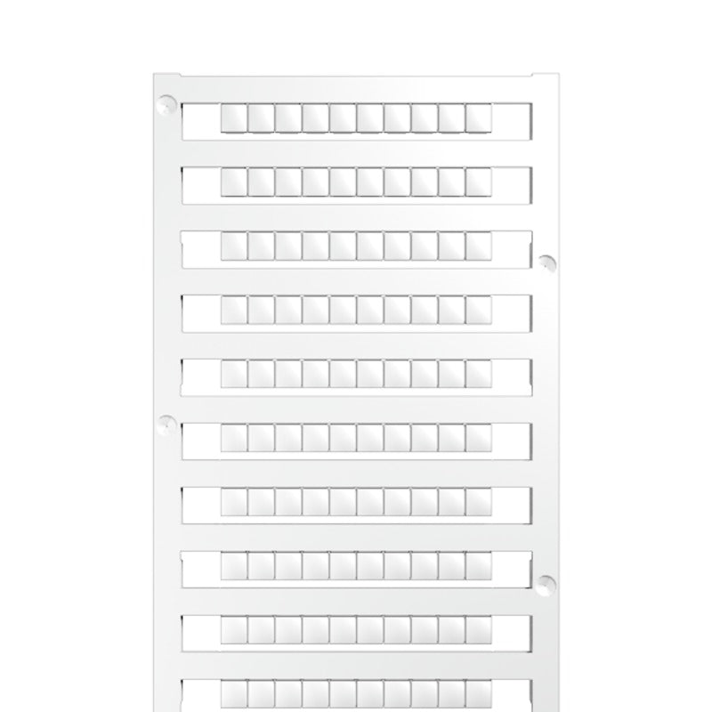 Dekafix Terminal Marker 5 x 5mm Blank White (Pack of 1000pcs - 10 Cards) - DEK 5/5 MC NE WS — Weidmuller